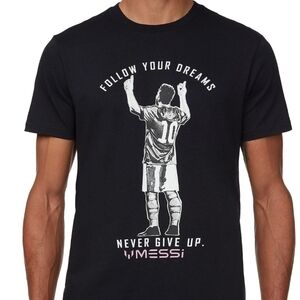 Black Messi Graphic T-Shirt